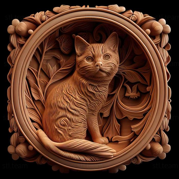 3D model cat (STL)